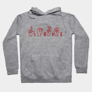 L.O.V.E.-Sign Language Hoodie